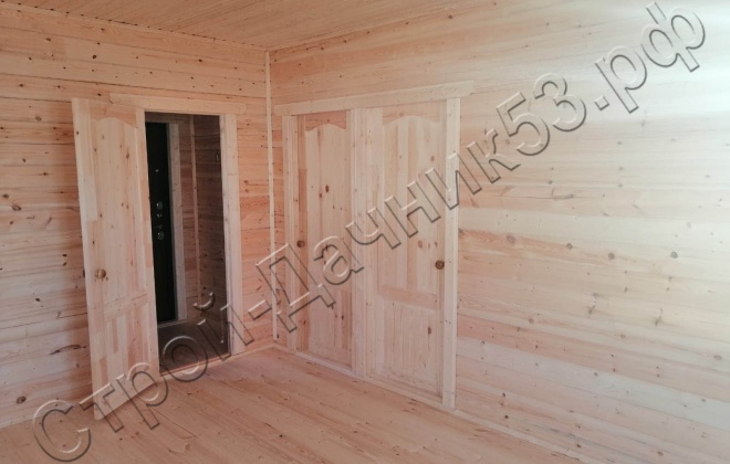 4 Брусовой дом ОД-18 6Х7,5, 42 м², Московская область, Клинский район, деревня Юрьевка (4)